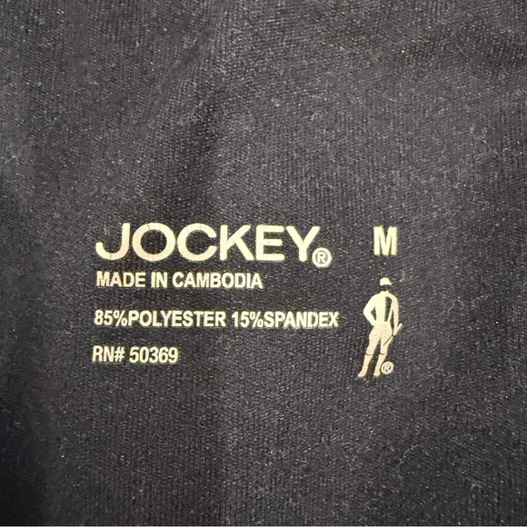Jockey Black Shorts with Gold Logo - Picture 2 of 3